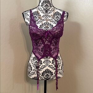 Secret Treasures Purple Lace Chemise‎